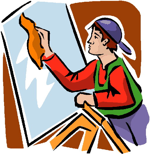window cleaner clipart - photo #30