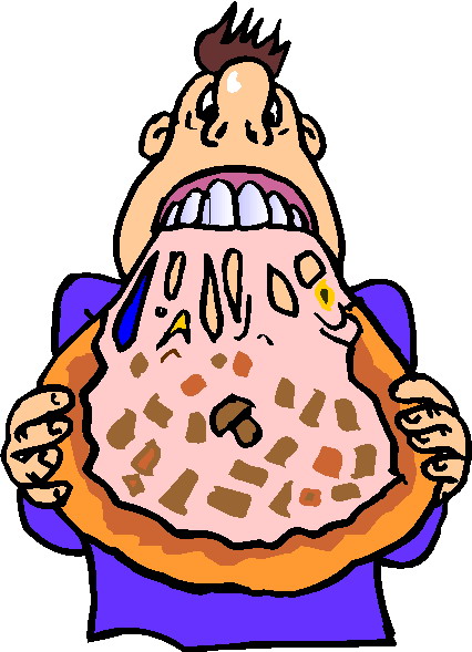 clipart eating pizza - photo #44