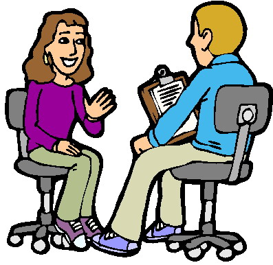 Interviewing Clip Art