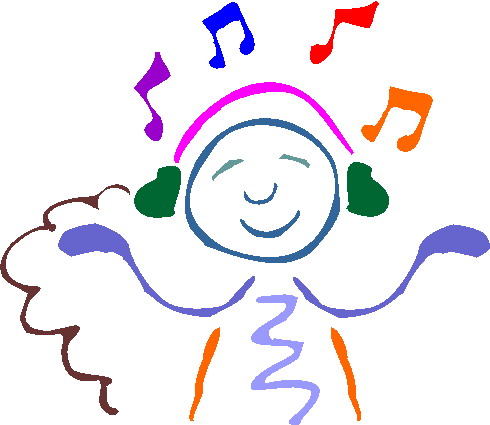 Download this Clip Art Listening Music picture