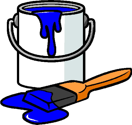 clipart paint can and brush - photo #23