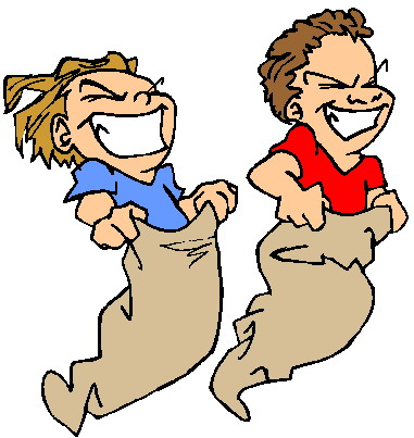 Free Sack racing Clip-art Pictures and Images Image Detail