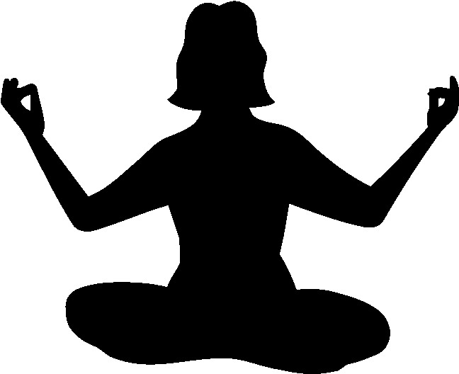 yoga clip art silhouette - photo #9