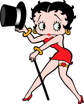 Betty Boop Coloring Pages on Betty Boop Clip Art