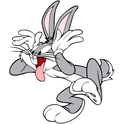 free cartoon rabbit clip art - photo #37