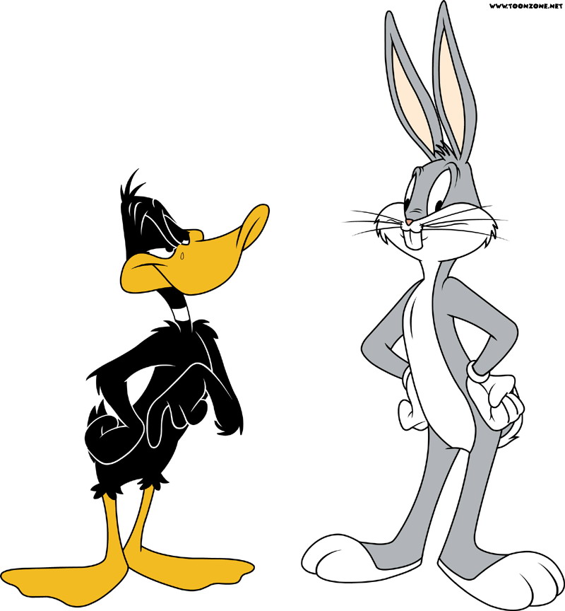 Bugs Bunny and Daffy Duck