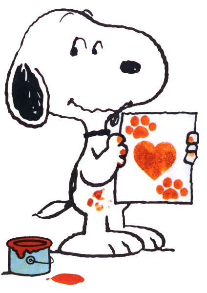 free animated snoopy clip art - photo #7