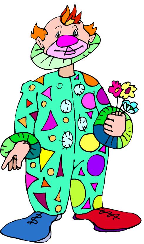 clipart clown blanc - photo #40