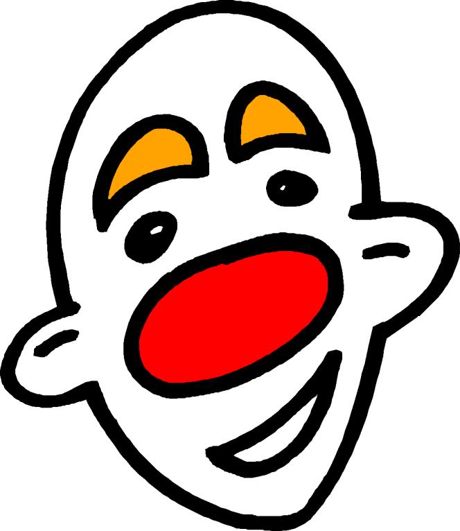 free clip art clown faces - photo #29