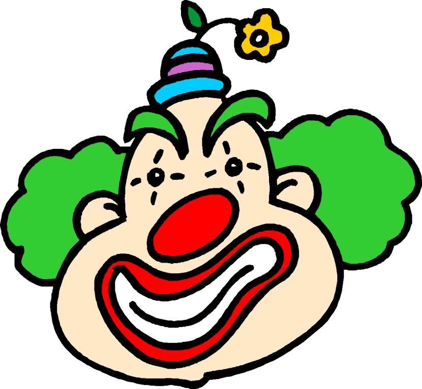 scary clown clipart - photo #44