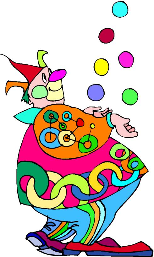 clipart of a clown - photo #29