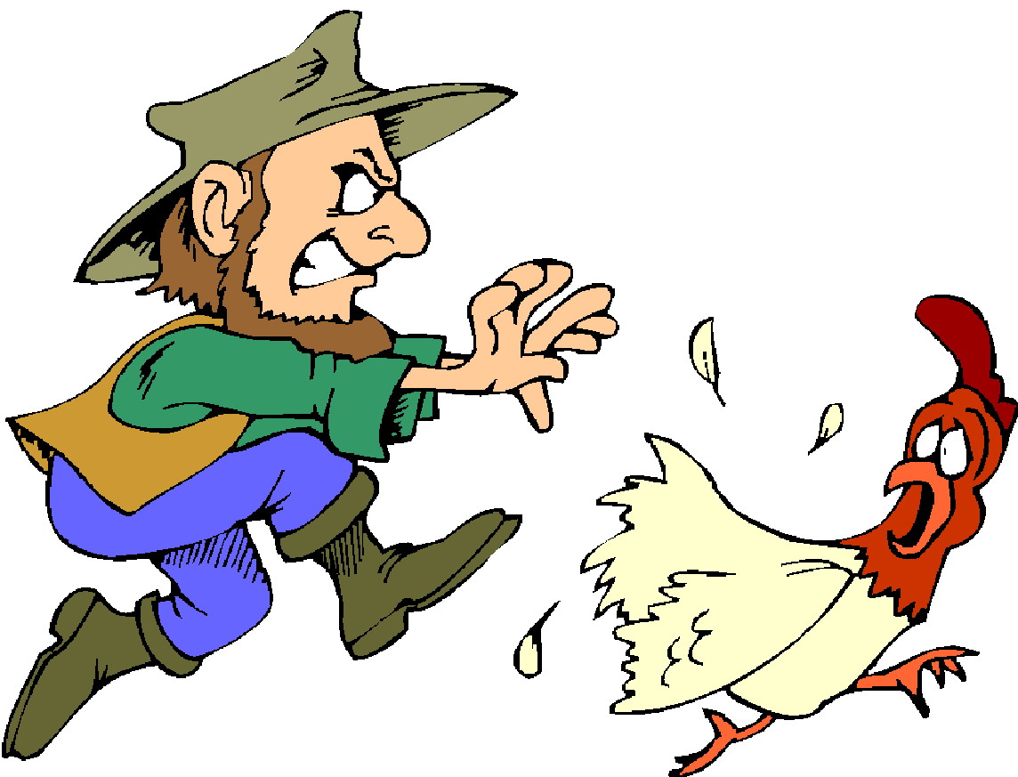 chicken eating clipart - photo #46
