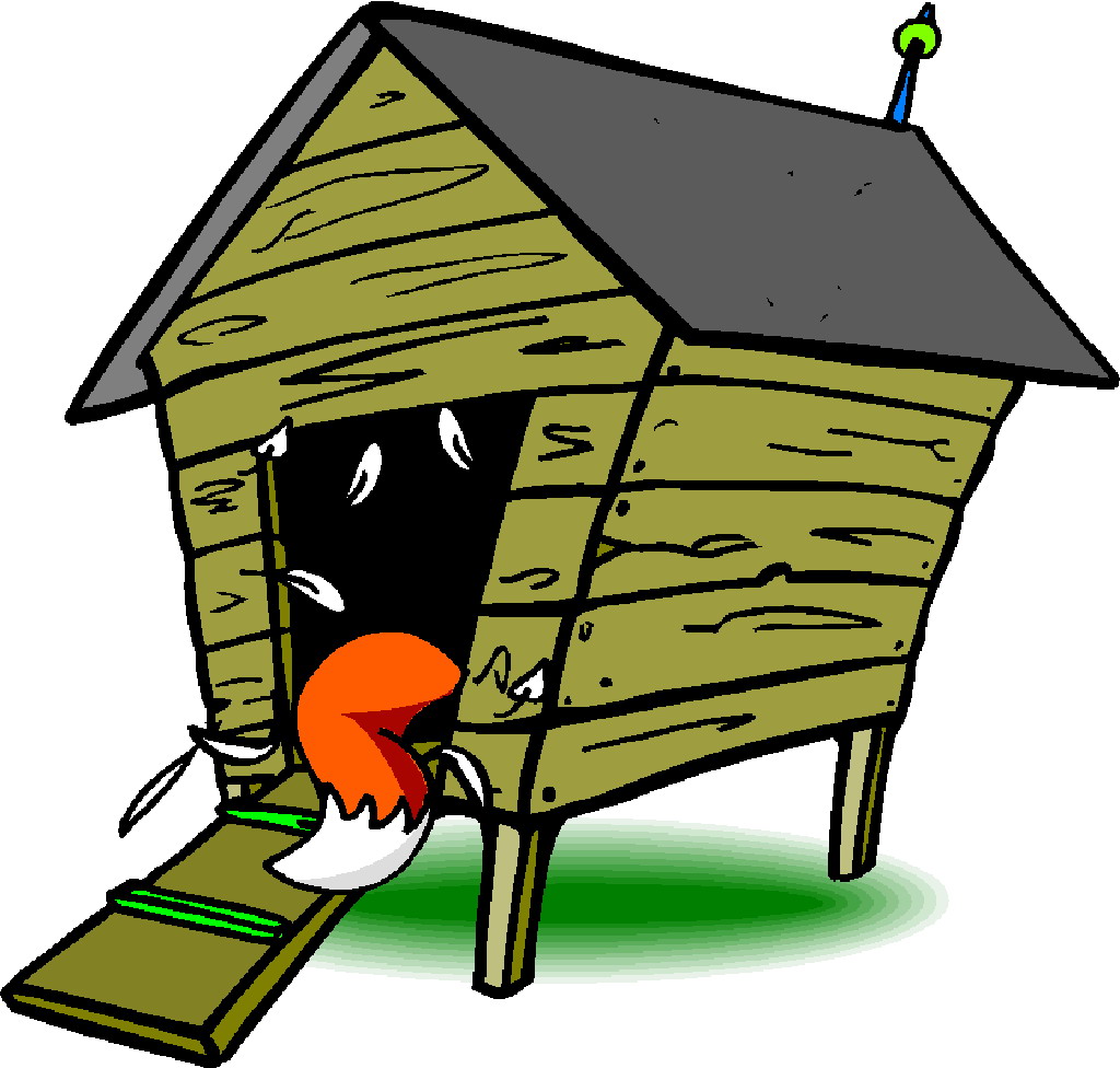 chicken house clipart - photo #2