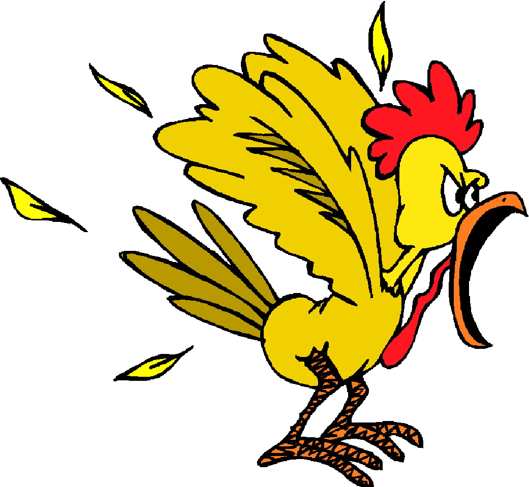 free clip art cartoon chicken - photo #41