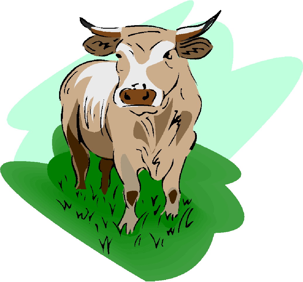 cow grazing clipart - photo #19