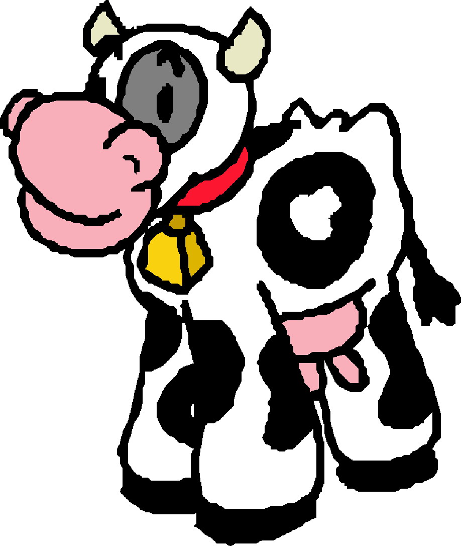 cow eating clipart - photo #49