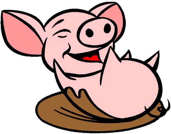 funny pig clipart - photo #42