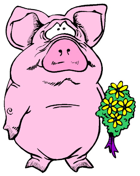clipart of pig - photo #39
