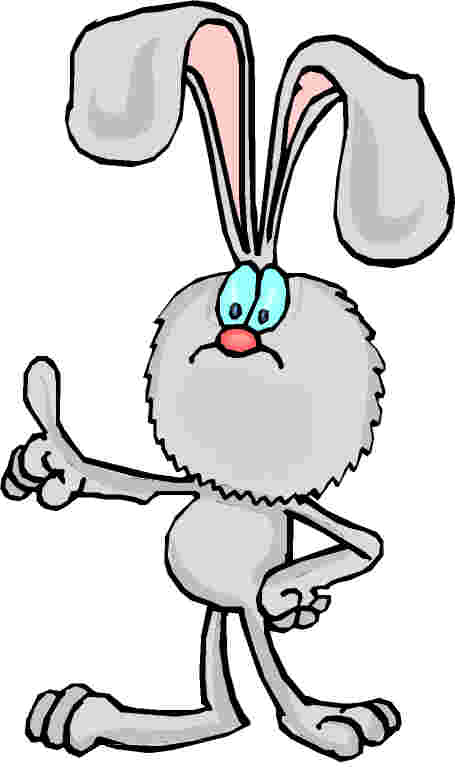 free cartoon rabbit clip art - photo #42