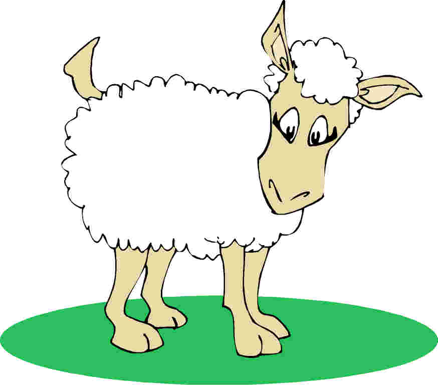 free clip art cartoon sheep - photo #47