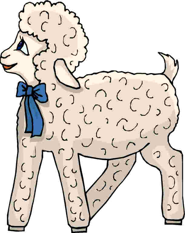 free easter lamb clip art - photo #39