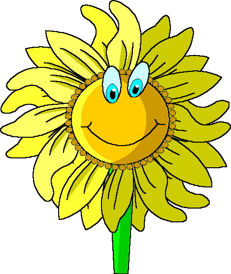 free smiling flower clipart - photo #42