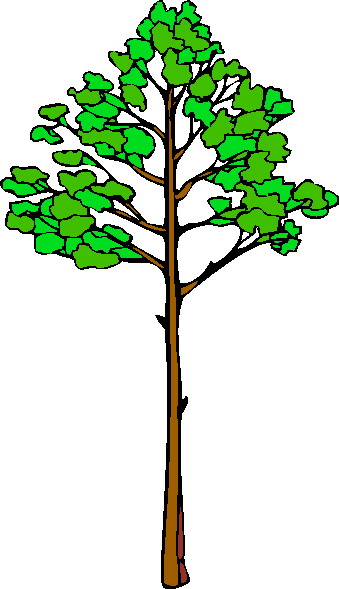 clipart trees and flowers - photo #13