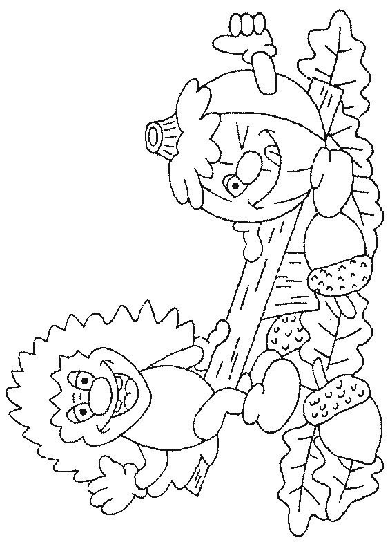 hedgehog coloring pages