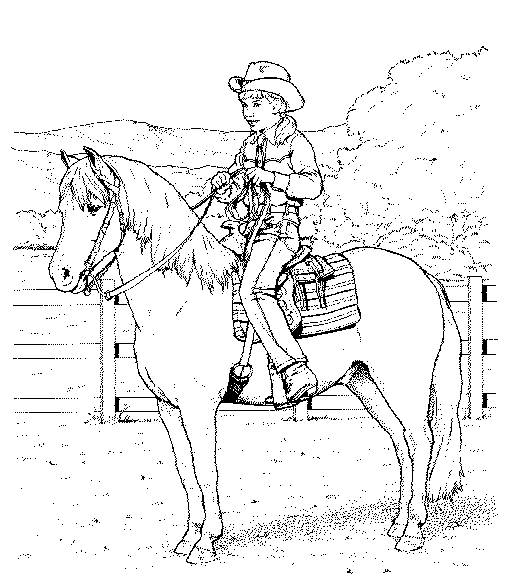 saddlebred horse coloring pages - photo #14
