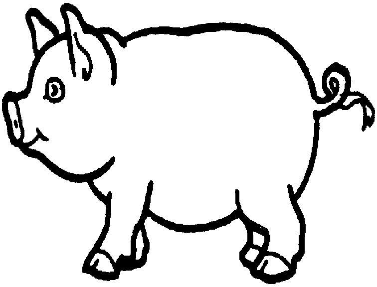 babe the pig coloring pages - photo #5