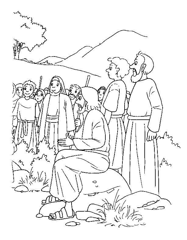 Coloring Page - Bible stories coloring pages 19