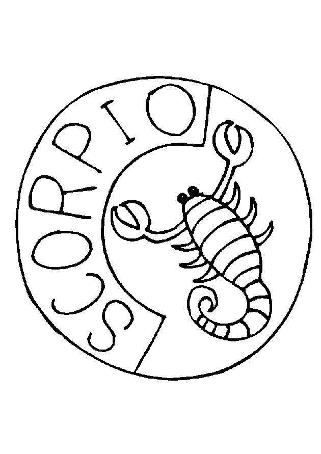 zodiac constellations coloring pages - photo #13