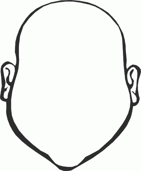 facial features coloring pages - photo #29