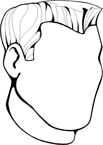 face coloring book pages - photo #20