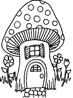 Coloring Page - Mushrooms coloring pages 27