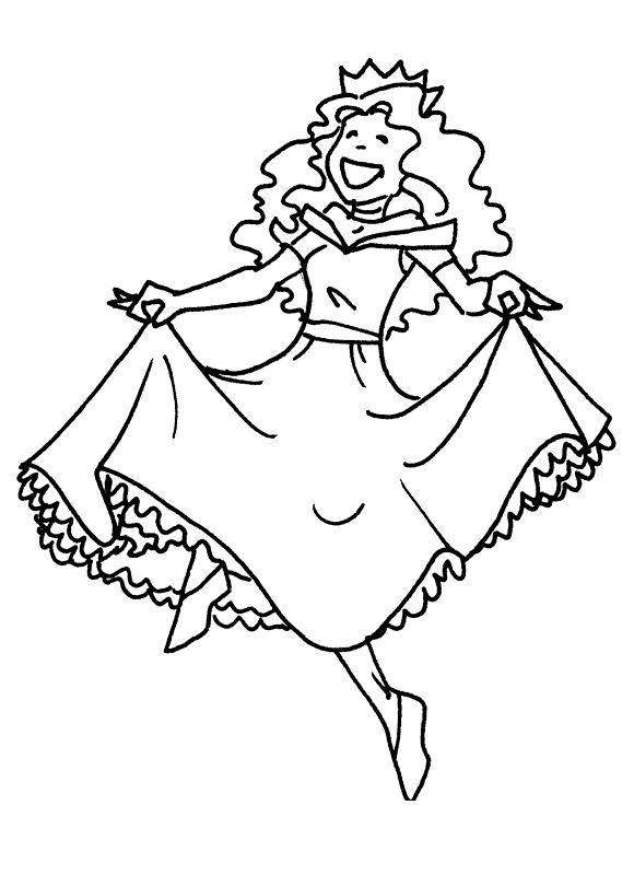 Coloring Page - Princess coloring pages 16