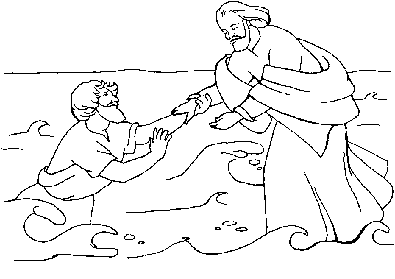 walking with jesus coloring pages - photo #49