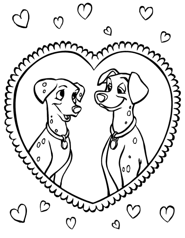 dalmations coloring pages - photo #23