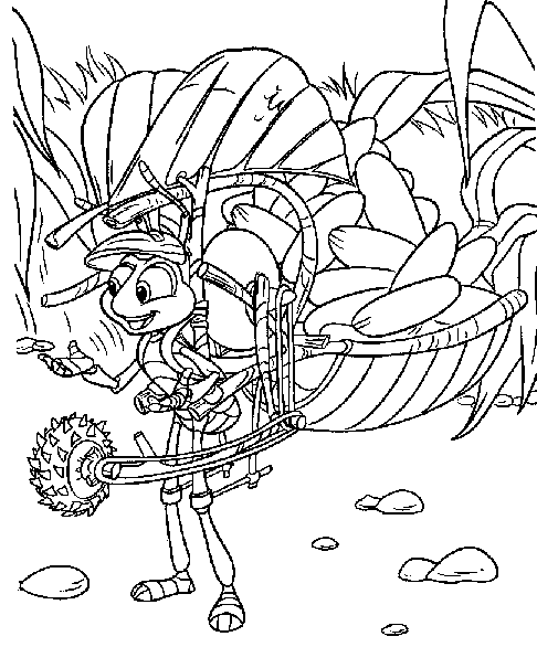 a bugs life coloring pages disney - photo #38