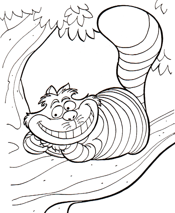 Coloring Page  Alice in wonderland coloring pages 10