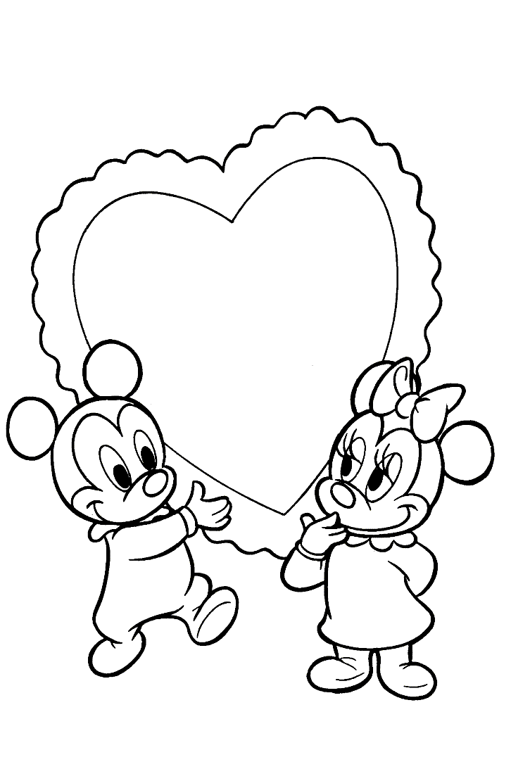 Coloring Page - Baby disney coloring pages 7