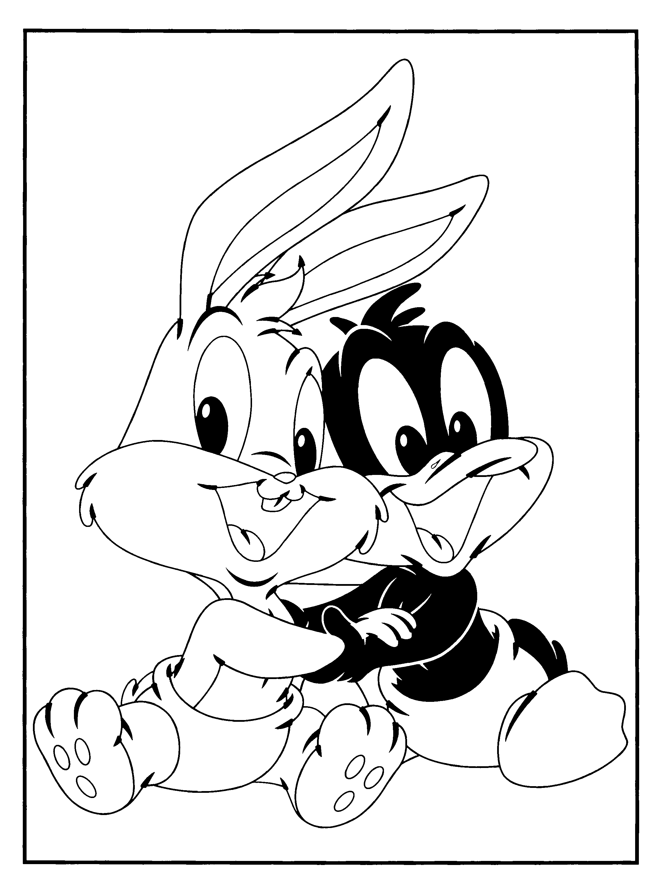 easter baby looney toons coloring pages - photo #24