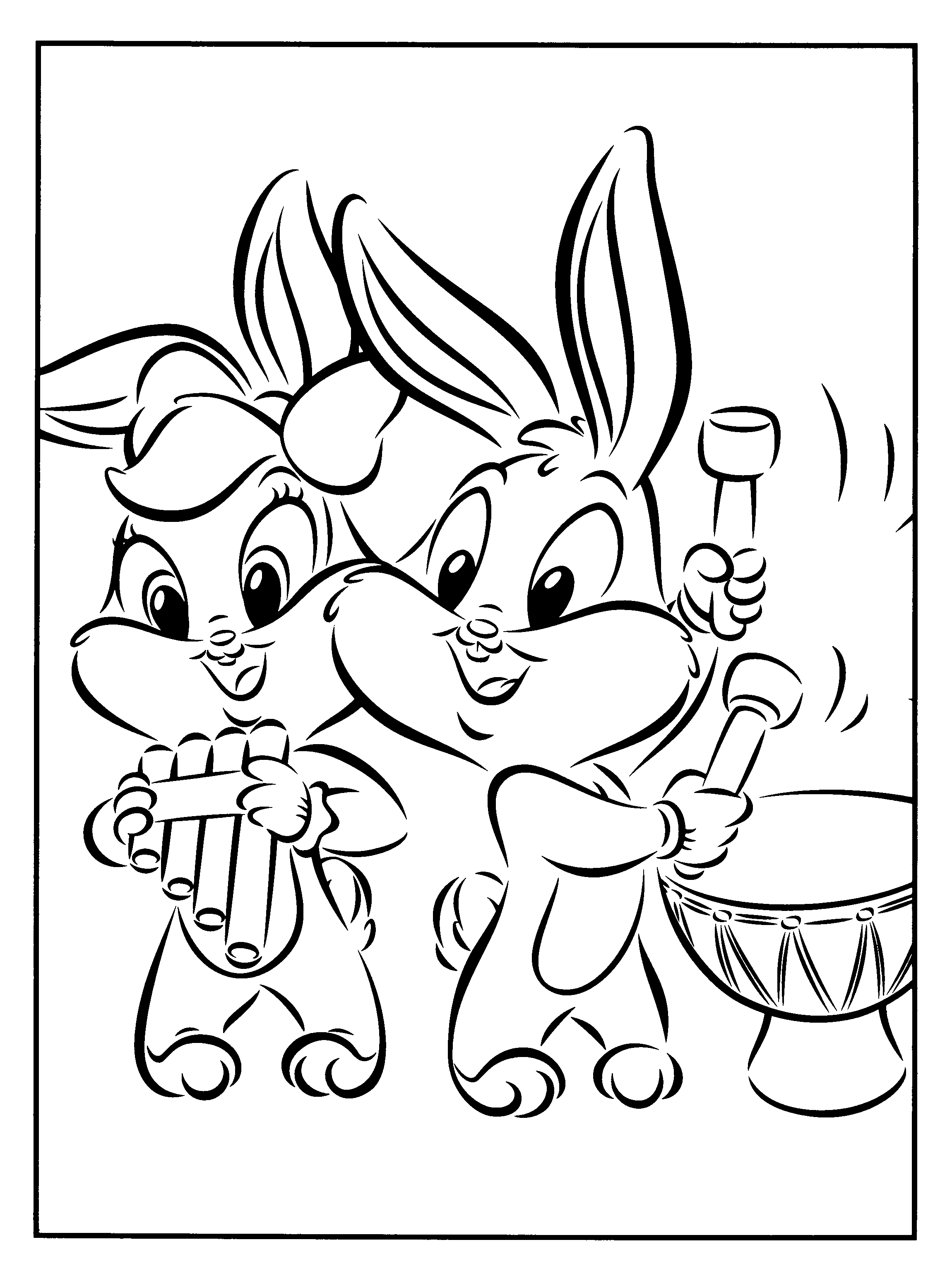 easter baby looney toons coloring pages - photo #27