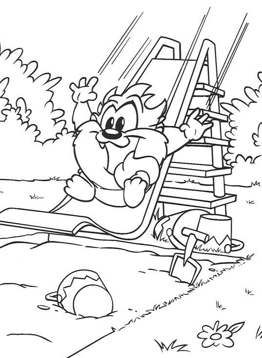 baby looney tunes games coloring pages - photo #10