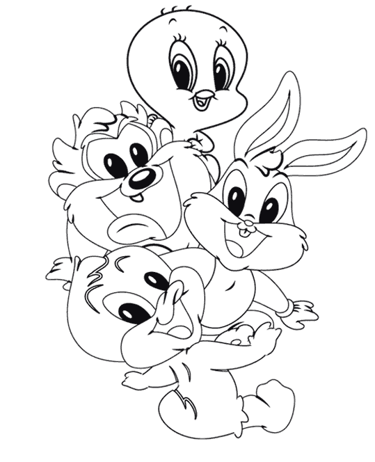 easter baby looney toons coloring pages - photo #26