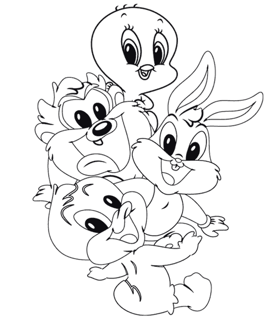 babylooneytunes coloring pages - photo #8