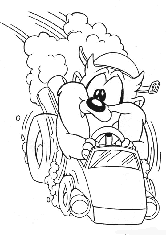 taz coloring book pages - photo #22