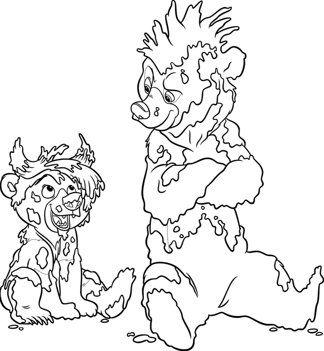 coloring page  brother bear coloring pages 38