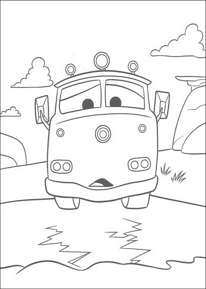 Coloring Page Cars Pages 43 Sheriff