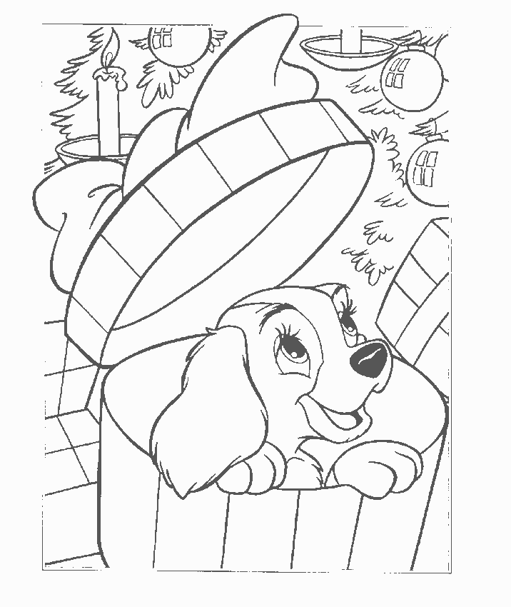 lady and the tramp coloring pages - photo #47